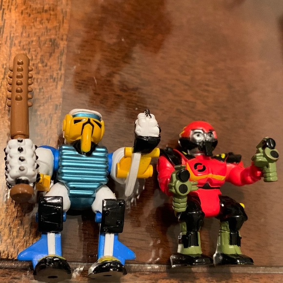 Vintage 1992 Zbots Micro Machines Malfactor & Homer Galoob Action Figure Z Bot - Picture 2 of 7